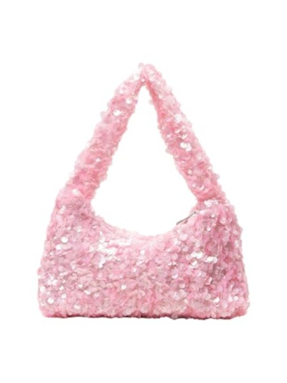 Sequin Bling Sparkly Mini Shoulder Bag Evening Party Top Handle Purse